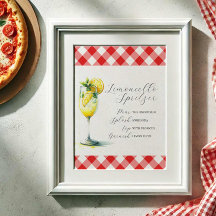 Hochzeit Bar Sign Limoncello Spritzer Rezept