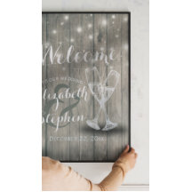 Hochzeit Begrüßung Empfang Signature Champagner Br