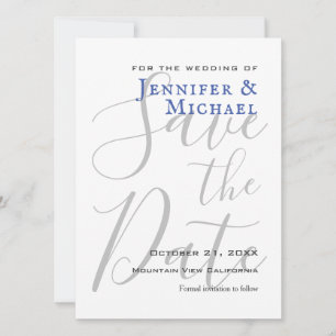 Hochzeit Beruflich Minimalistisch modern Save The Date