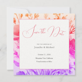 Hochzeit Berufliche Minimalistische Niedliche Blüt Save The Date