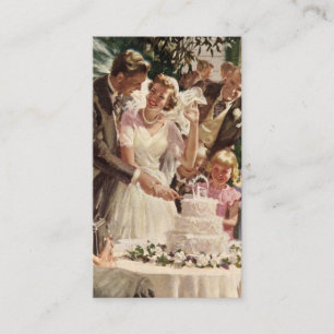 Hochzeit Braut Bräutigam Frischvermählte schneiden Begleitkarte