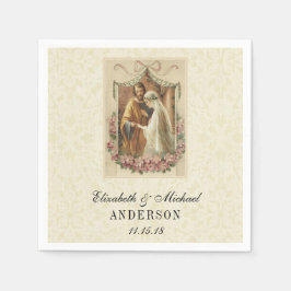 Hochzeit Braut Groom Katholische Ehe Mary Joseph Serviette