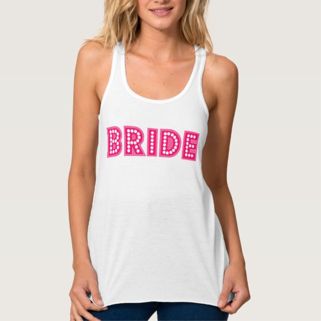 Hochzeit, Braut Tank Top (Vorderseite)