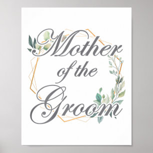 Hochzeit Brautparty Bride Mama Mutter der Groo Poster