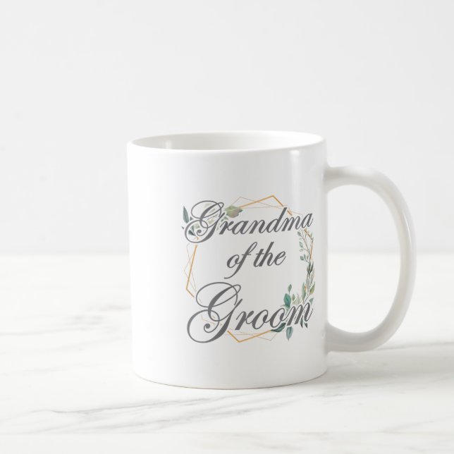 Hochzeit Brautparty Bride Oma des Raumes _ Kaffeetasse (Rechts)