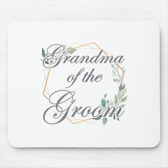 Hochzeit Brautparty Bride Oma des Raumes _ Mousepad (Vorne)
