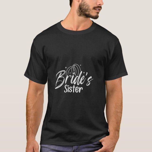 Hochzeit - Brautschwester T-Shirt (Vorderseite)