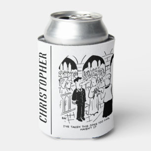 Hochzeit - Bridegroom Prachtvoller Cartoon Dosenkühler