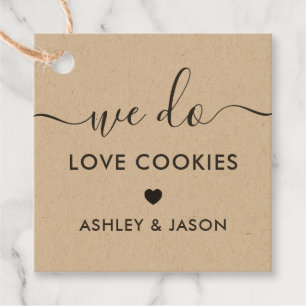 Hochzeit Cookie Gefallen, wir machen Liebe Cookies Geschenkanhänger