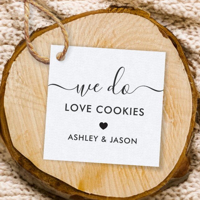 Hochzeit Cookie Gefallen, wir machen Liebe Cookies Geschenkanhänger (Von Creator hochgeladen)