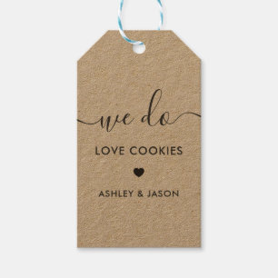 Hochzeit Cookie Gefallen, wir machen Liebe Cookies Geschenkanhänger