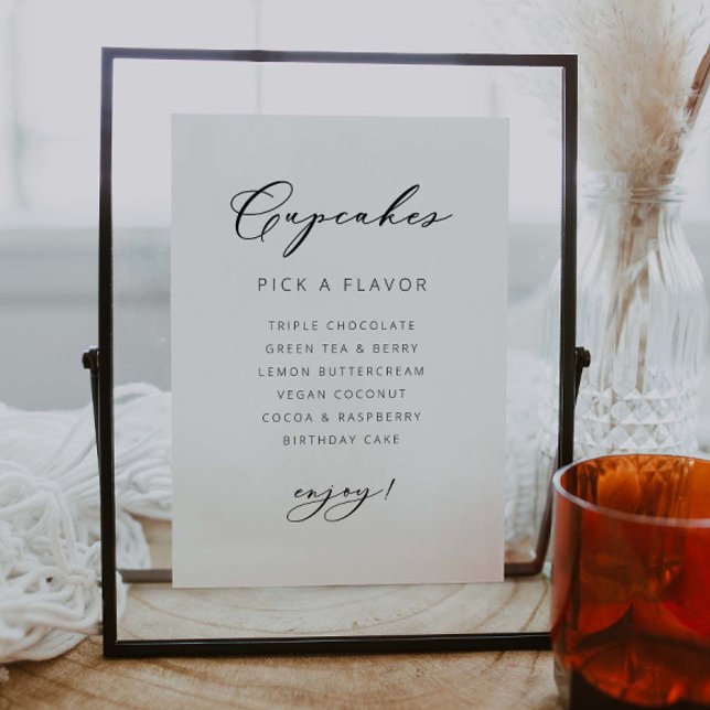 Hochzeit Cupcakes Poster Empfang Dekorzeichen (Von Creator hochgeladen)