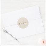 Hochzeit Danke, dass du Sticker<br><div class="desc">Zeigen Sie Ihre Dankbarkeit mit diesen vielen Dankeschön an die Aufkleber! Matching Hochzeitskollektion verfügbar!</div>