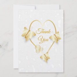 Hochzeit Danke, dass ihr die Gold Color Heart Butt Einladung