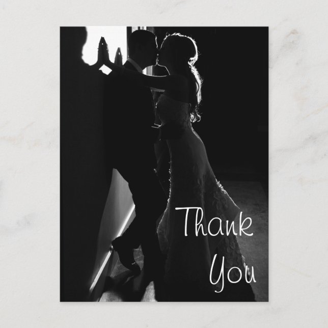 Hochzeit danke, dass Sie Karten posten (Vorderseite)