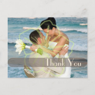 Hochzeit Danke, dass Sie Postkarten einfügen Ihre