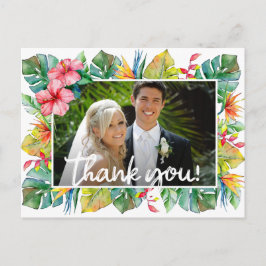Hochzeit Danke | Foto an der Tropengrenze Postkarte