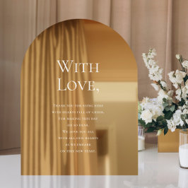 Hochzeit Danke für die Teilnahme Fensteraufkleber