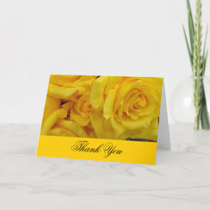 Hochzeit Danke gelbe Rosenblumen