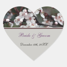 Hochzeit danke Ihnen Aufkleber, Karte, etc. Herz-Aufkleber