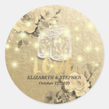 Hochzeit danke Ihnen Floral Mason Jar String Light