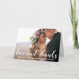 Hochzeit Danke Liebe und Dank Foto Falten