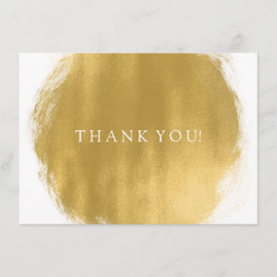 Hochzeit Danke Notiz Gold Lack Optik