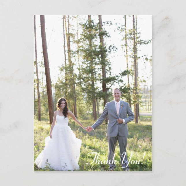 Hochzeit Danke, Postkarte (Vorderseite)