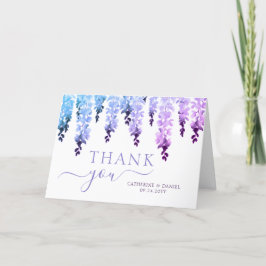 Hochzeit Danke Watercolor Wisteria Floral