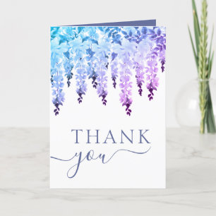 Hochzeit Danke Watercolor Wisteria Floral
