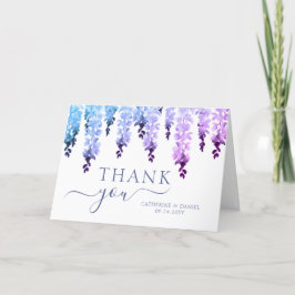 Hochzeit Danke Watercolor Wisteria Floral