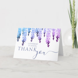 Hochzeit Danke Watercolor Wisteria Floral