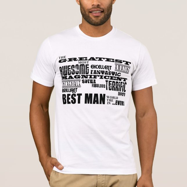 Hochzeit Dankeschön an Trauzeugen: Bester Trauzeug T-Shirt (Vorderseite)