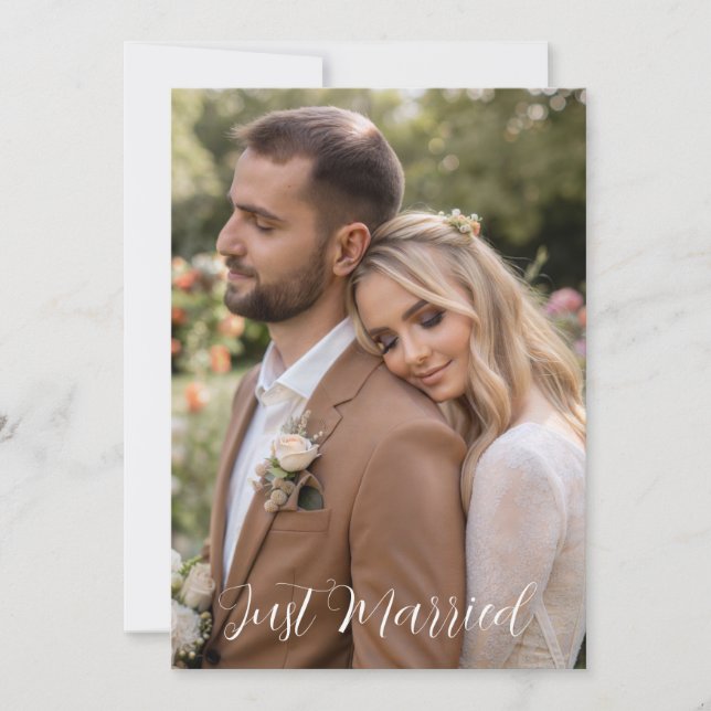 Hochzeit Dankeschön Note Card Mitteilungskarte (Vorderseite)