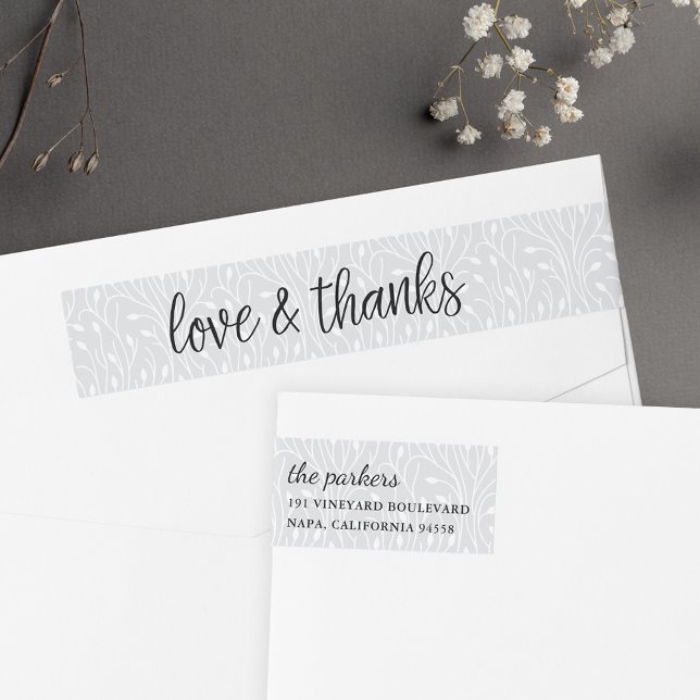 Hochzeit Dankeschön Rücksendeadresse (Von Creator hochgeladen)