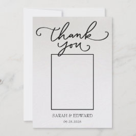 Hochzeit Dankeskarte