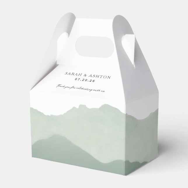 Hochzeit der Bergkette Geschenkschachtel (Vorderseite)