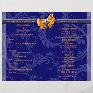 Hochzeit der blaublauen Damastfarben