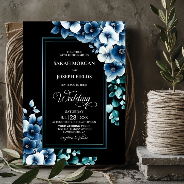 Hochzeit der Blauen Flora Einladung (Von Creator hochgeladen)