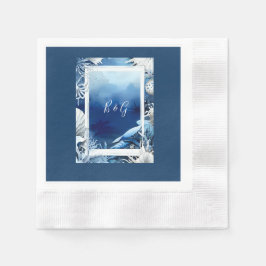 Hochzeit der blauen Küste Serviette