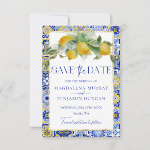 Hochzeit der blauen Lemonen Save The Date