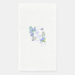 Hochzeit der Blauen Rose Serviette