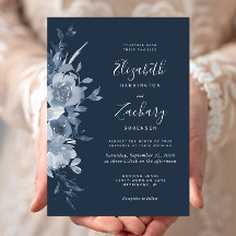Hochzeit der blühenden Blauen Marine