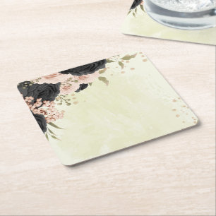 Hochzeit der Blume Rechteckiger Pappuntersetzer