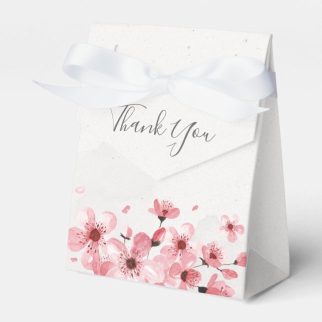 Hochzeit der Blumenkirsche Geschenkschachtel (Vorderseite)