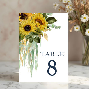Hochzeit der Blütenblütenblume in Elegance Tischnummer