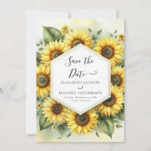 Hochzeit der digitalen Blütenblume Save The Date