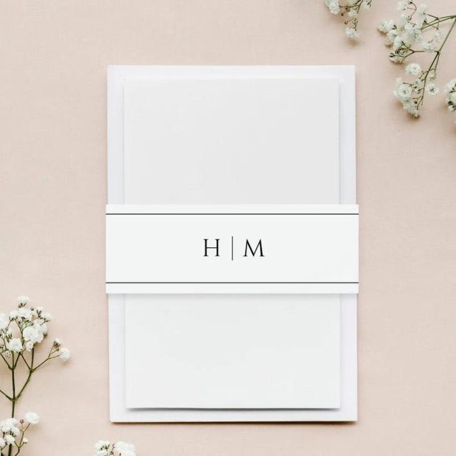 Hochzeit der Einladung Bauchband Einladungsbanderole (Von Creator hochgeladen)