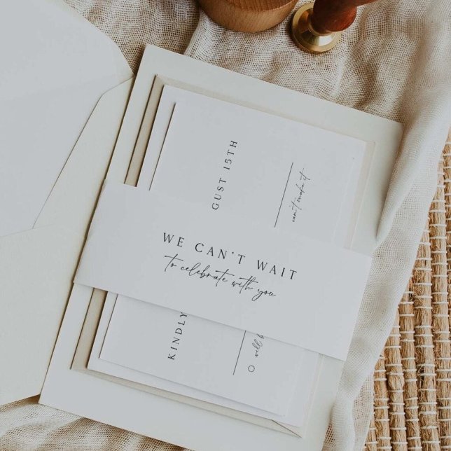 Hochzeit der Einladung Bauchband Einladungsbanderole (Von Creator hochgeladen)