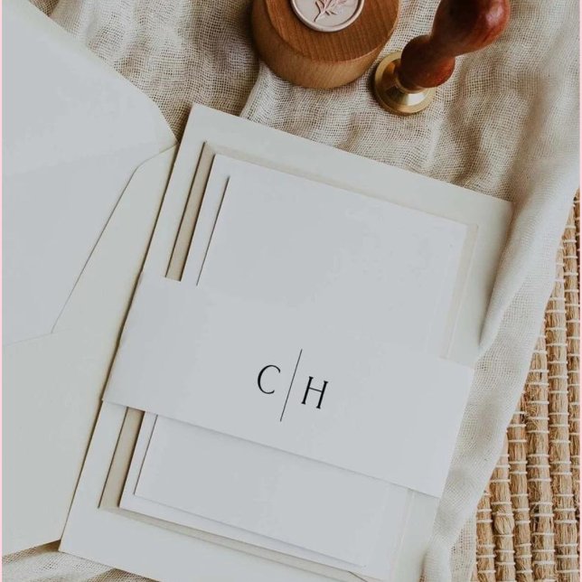 Hochzeit der Einladung Bauchband Einladungsbanderole (Von Creator hochgeladen)